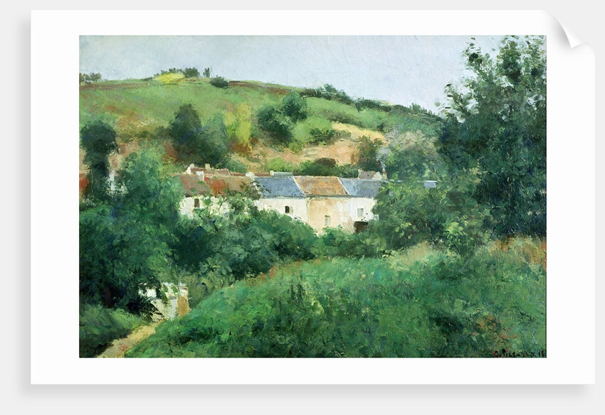 The Path in the Village, 1875 by Camille Pissarro