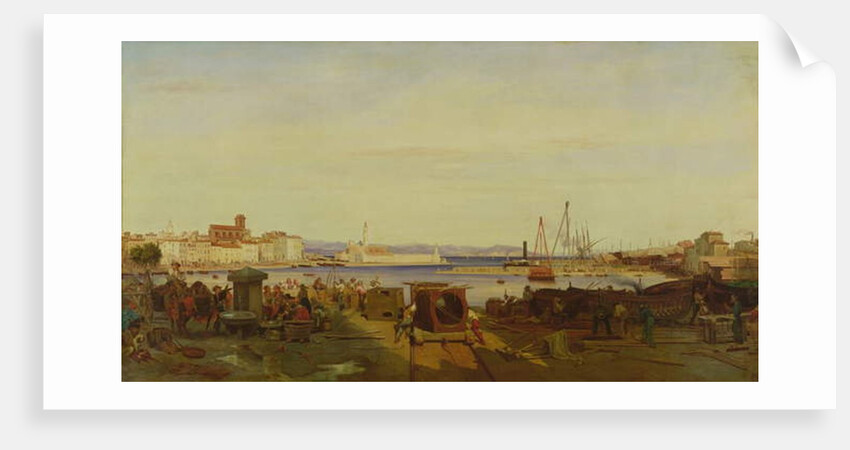 The Port of La Ciotat by Emile Loubon