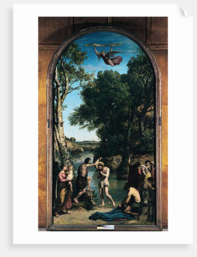 The Baptism of Christ, 1845-47 by Jean Baptiste Camille Corot