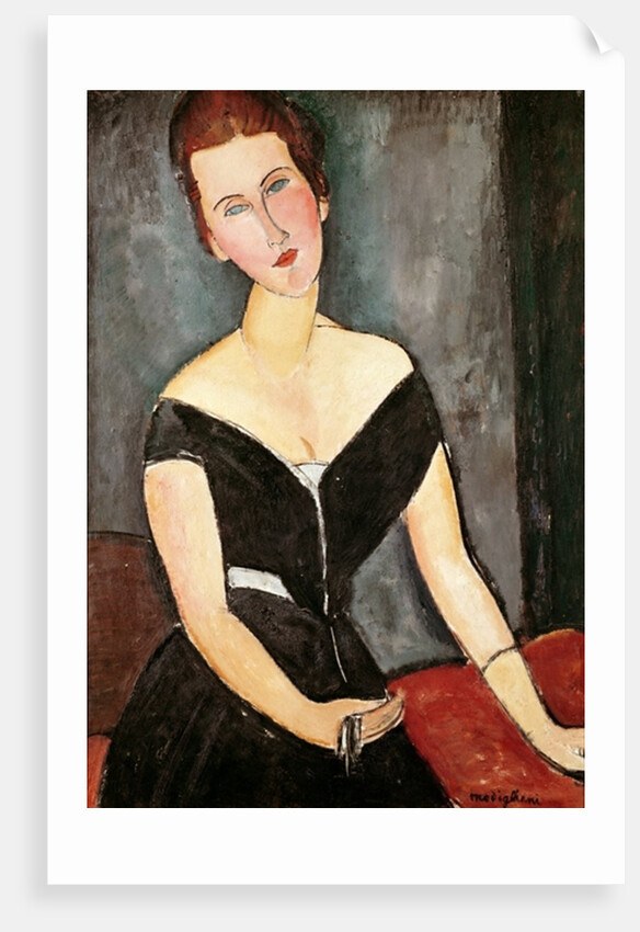 Madame G. van Muyden, 1917 by Amedeo Modigliani