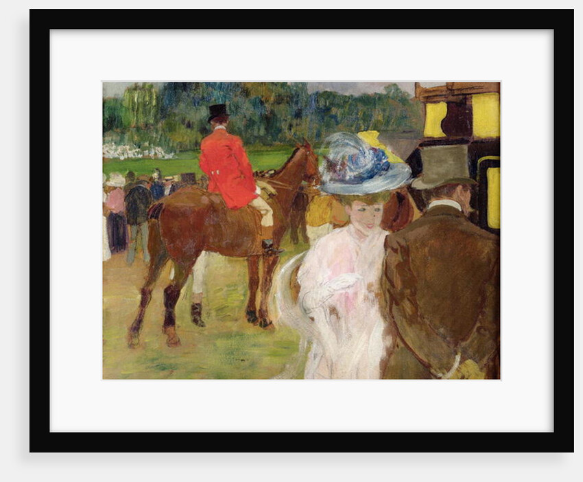 At the Races at Auteuil, 1907 by Leon Georges Carre
