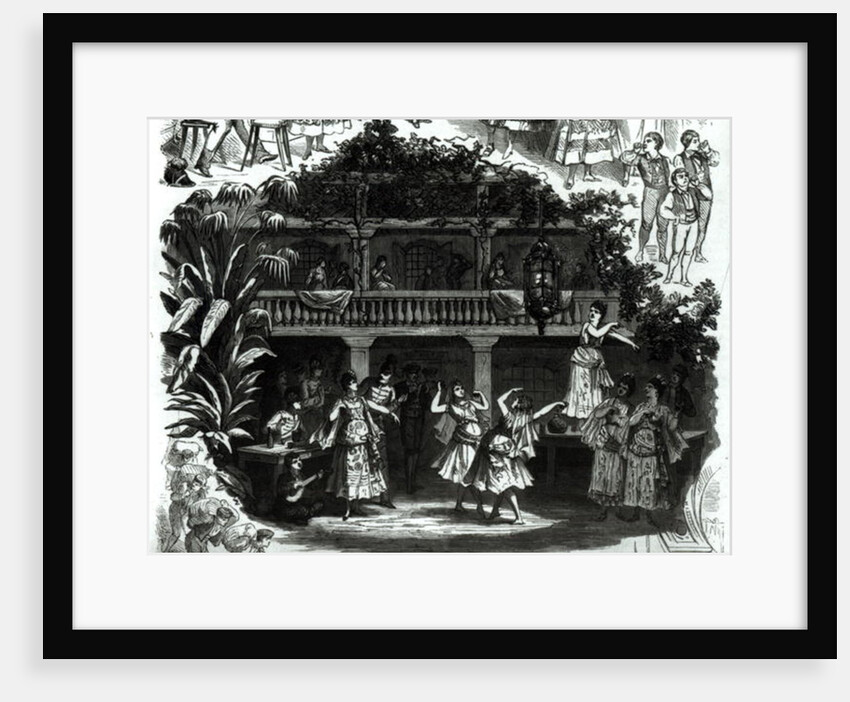 Carmen in the Lilas Pastia tavern by French School