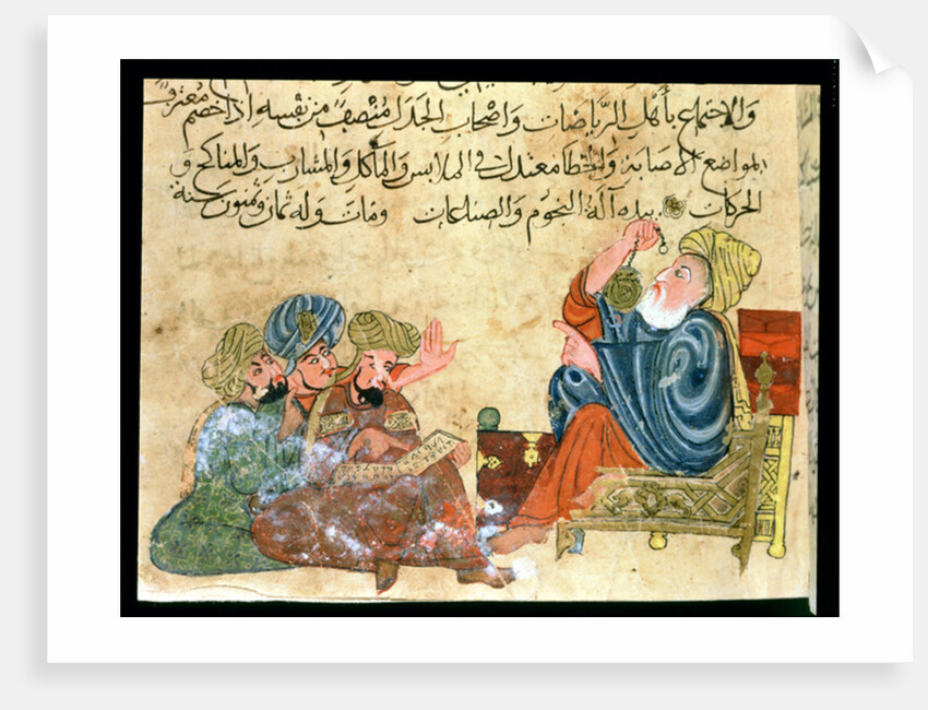 MS Ahmed III 3206 Aristotle teaching by Turkish School