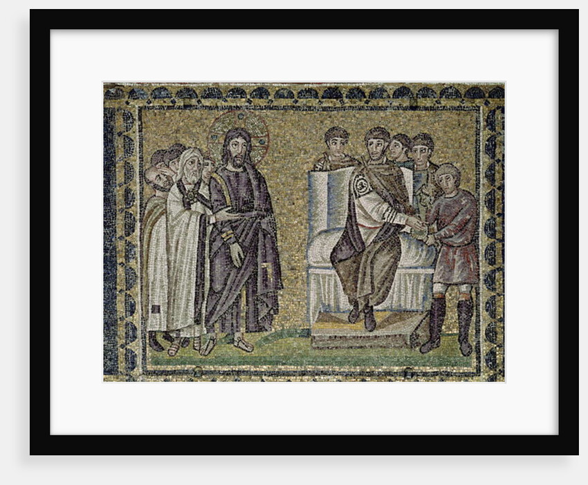 Jesus before Pontius Pilate by Byzantine School