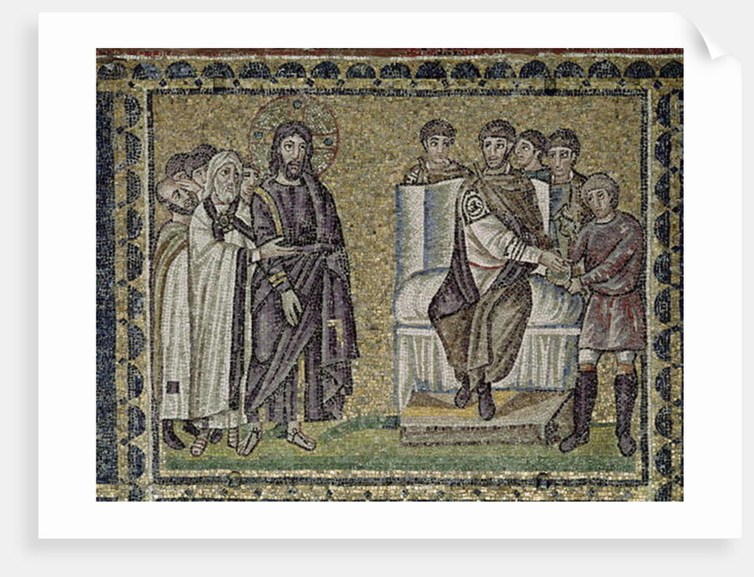 Jesus before Pontius Pilate by Byzantine School