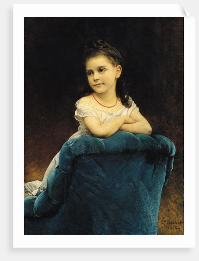 Portrait of Mademoiselle Franchetti, 1877 by Leon Joseph Florentin Bonnat