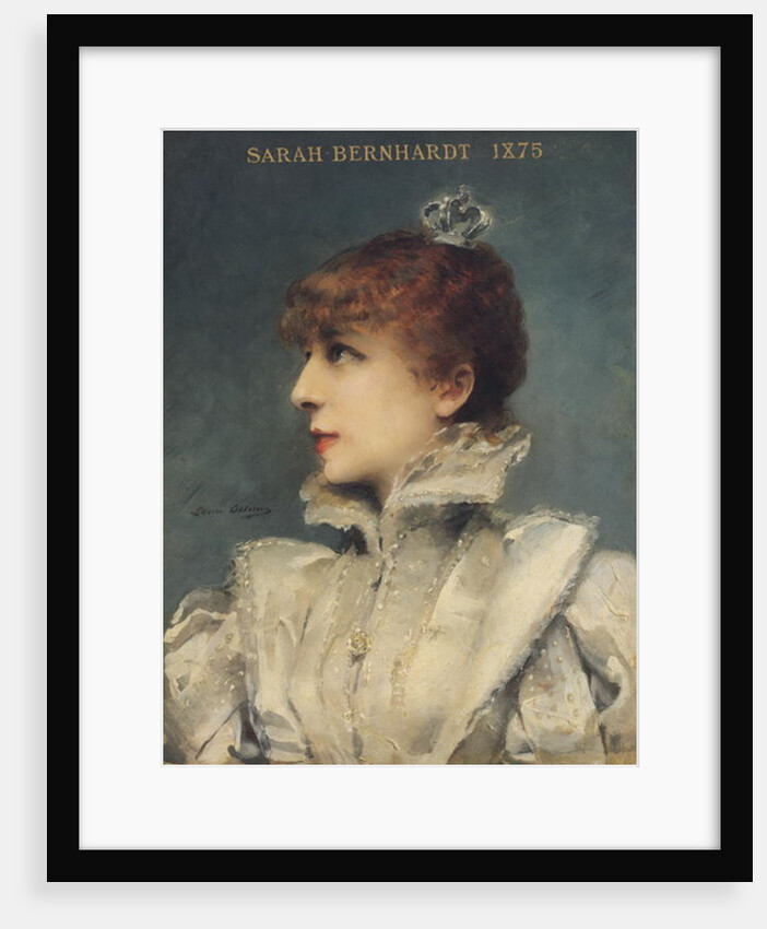 Sarah Bernhardt 1875 by Louise Abbema
