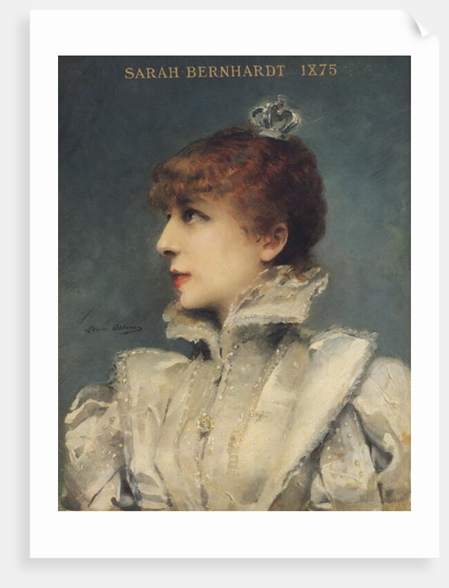 Sarah Bernhardt 1875 by Louise Abbema