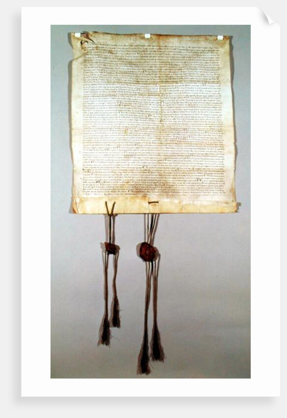 Charte de Franchise de la Ville de Vaucouleurs, granted by Gauthier de Joinville, confirmed by his uncle, Jean de Joinville, September 1298 by French School