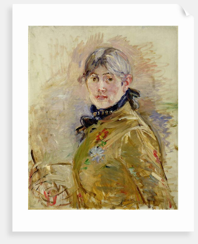 Self Portrait, 1885 by Berthe Morisot