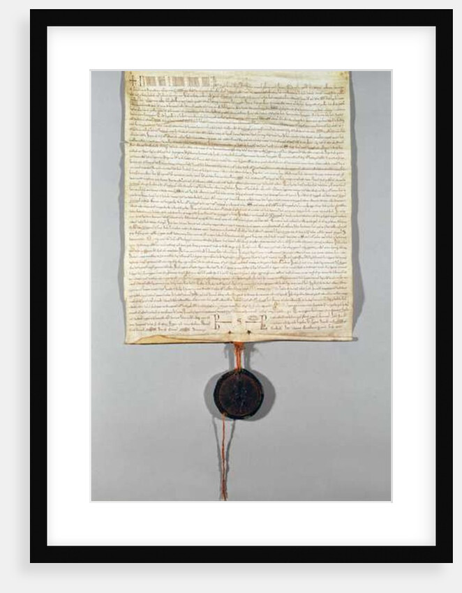 Charter of the Peronne Commune, granted by Philippe Auguste 1209 by French School