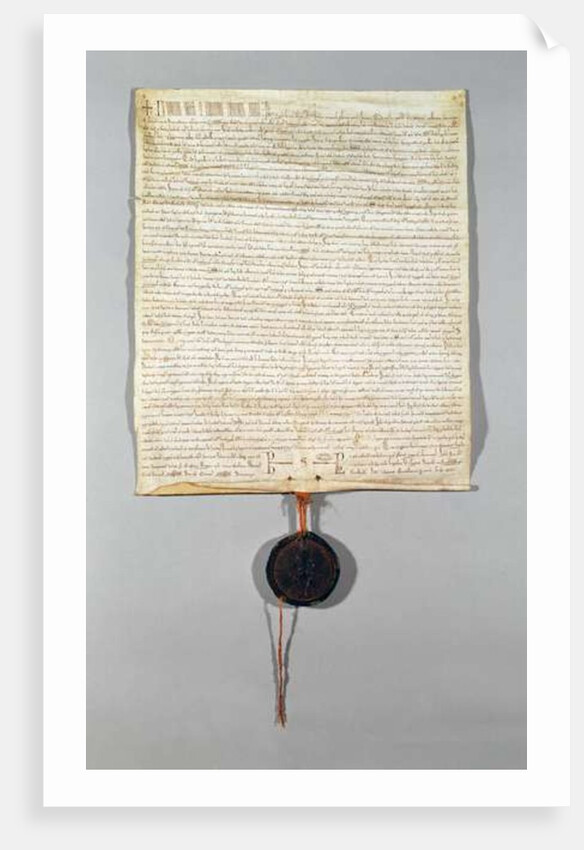 Charter of the Peronne Commune, granted by Philippe Auguste 1209 by French School