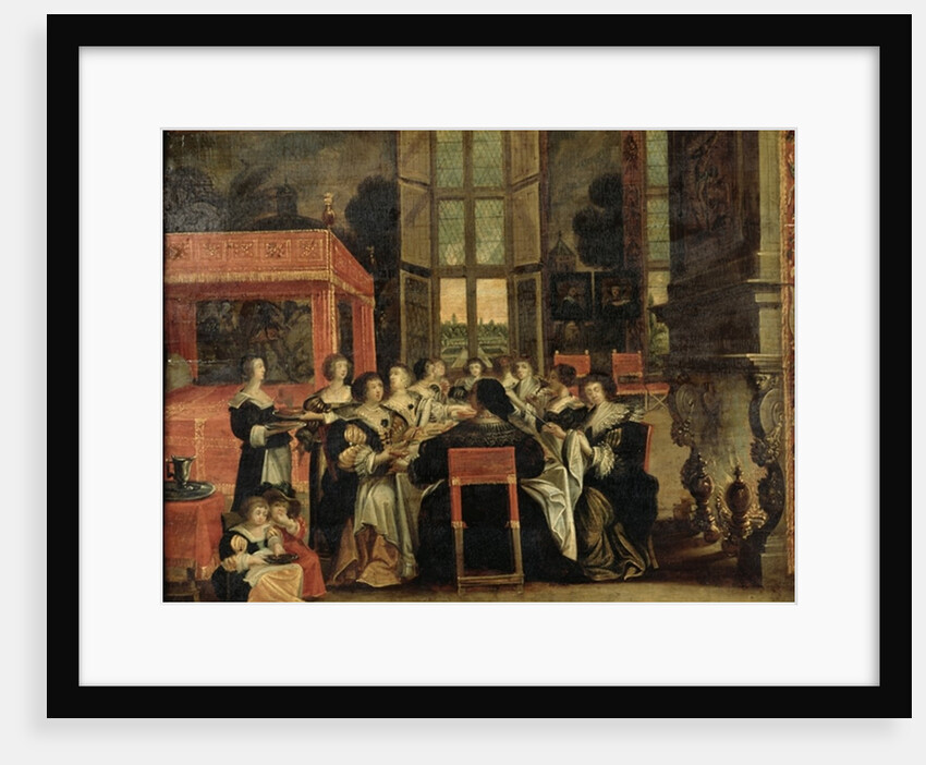 A Conversation Between Women, also said Women at lunch by Abraham Bosse