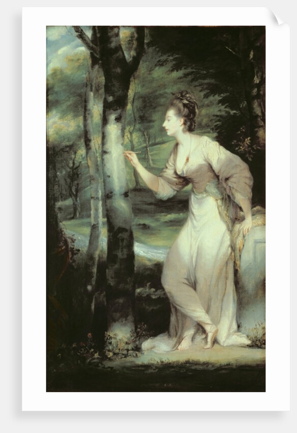 Portrait of Joanna Lloyd of Maryland, after a painting by Sir Joshua Reynolds or his studio by Joshua Reynolds (after)