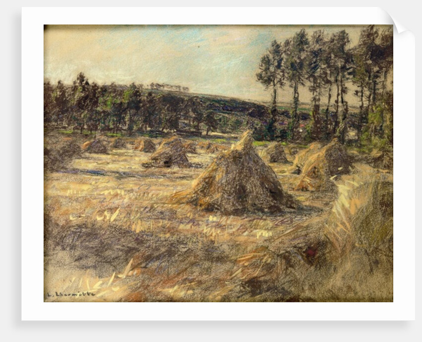 Haystacks in Sunset, 1906 by Leon Augustin Lhermitte