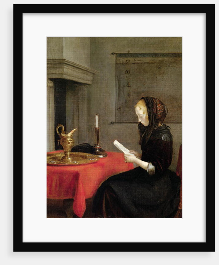 Woman Reading, c.1662 by Gerard Terborch