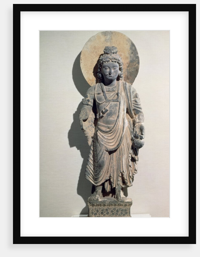 Standing Bodhisattva Maitreya, 3rd century by School Pakistani