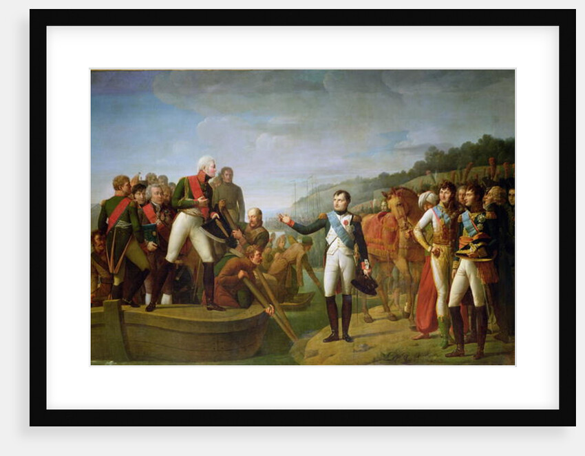 Farewell of Napoleon I and Alexander I after the Peace of Tilsit, 9th July 1807 by Gioacchino Giuseppe Serangeli