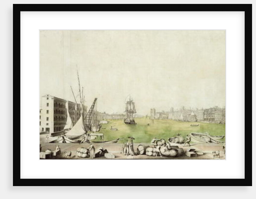 The Port of Marseille, 1811 by Louis Amphoux