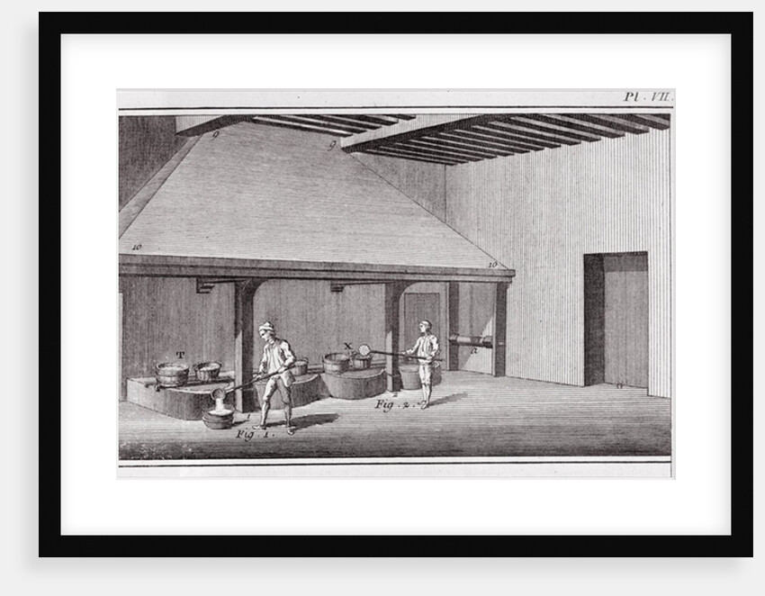 Refining saltpetre by French School