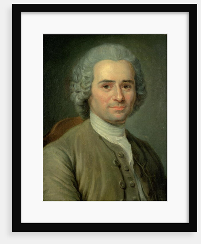 Jean-Jacques Rousseau by Maurice Quentin de la Tour
