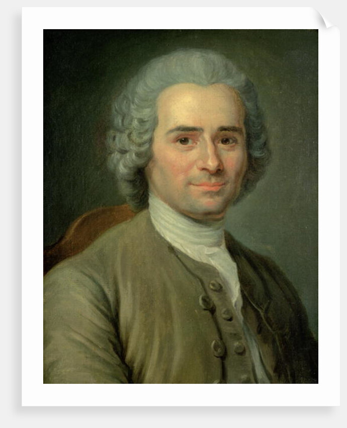 Jean-Jacques Rousseau by Maurice Quentin de la Tour