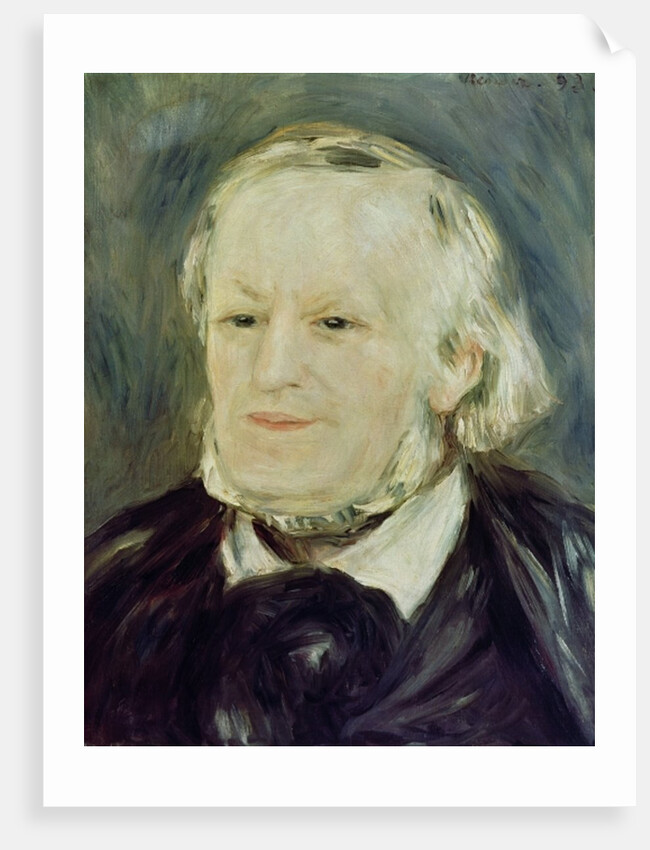 Portrait of Richard Wagner, 1893 by Pierre Auguste Renoir