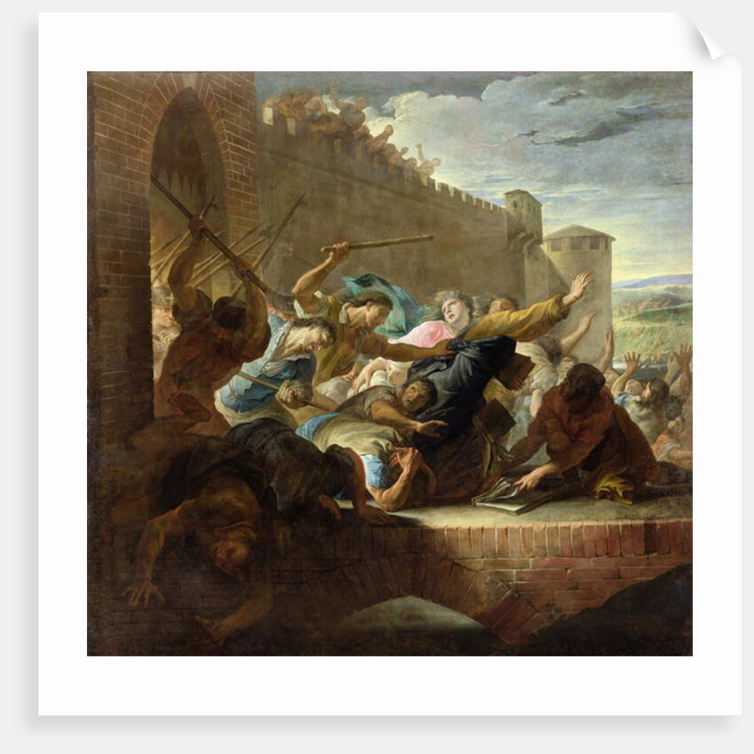 Expulsion of the Huguenots of Toulouse after the Capture of the Town by the Prince of Conde's Supporters in 1562, 1727 by Antoine Rivalz