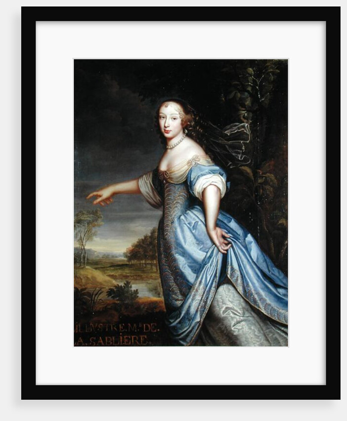 Portrait of Madame de la Sabliere by Pierre Mignard