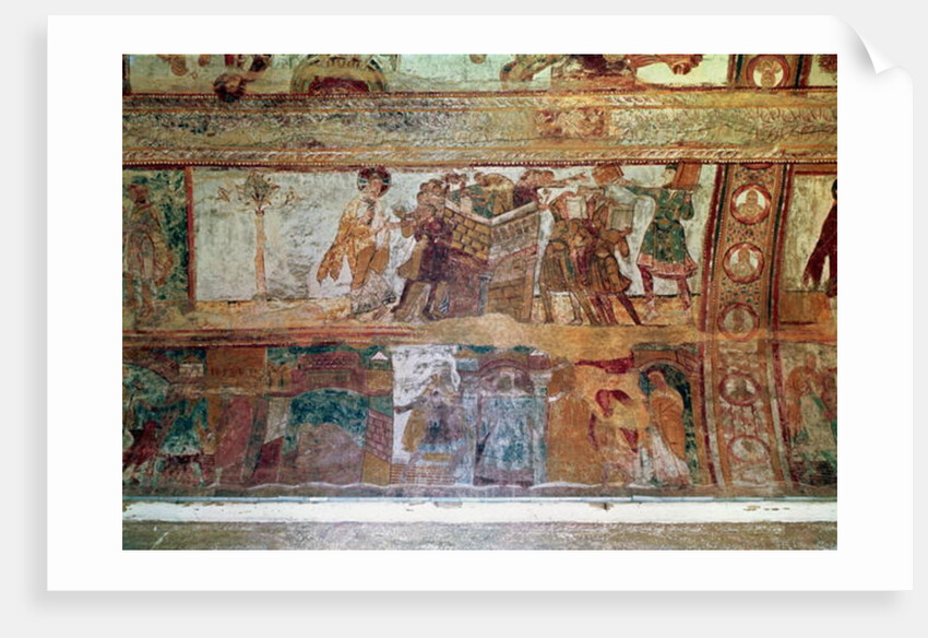 The Construction of the Tower of Babel; The Meeting of Joseph and Potiphar's Wife, and Joseph Being Thrown into Prison by French School