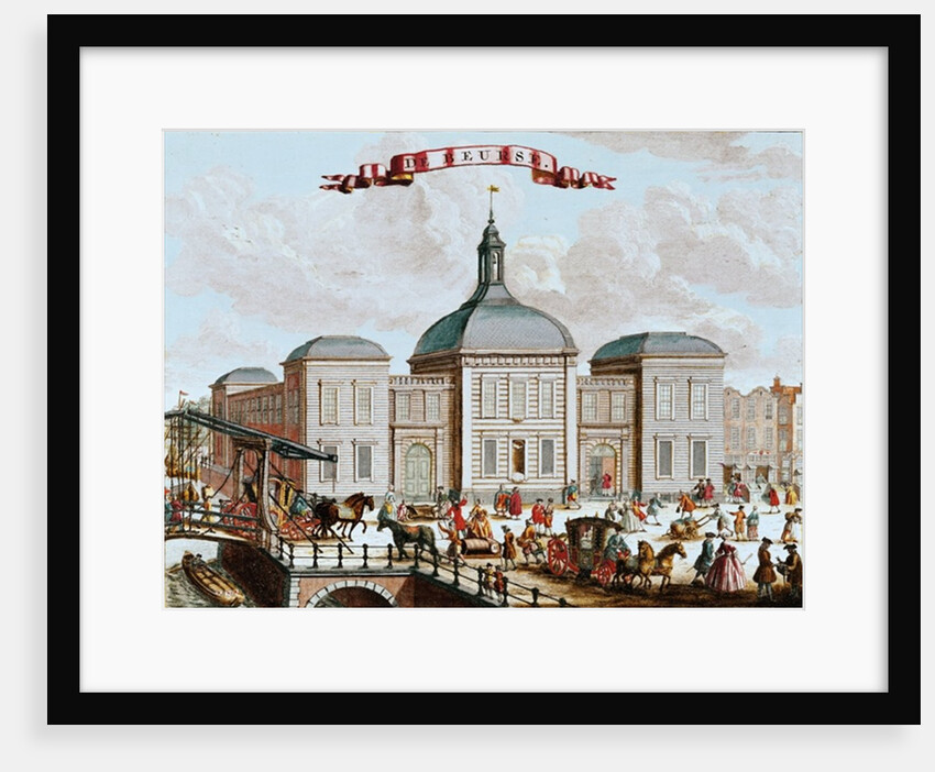 The Stock Exchange, Amsterdam, 1743 by Francois van Bleyswyck