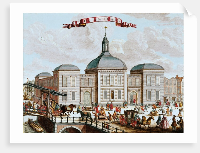 The Stock Exchange, Amsterdam, 1743 by Francois van Bleyswyck