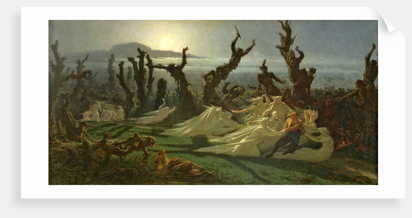 Les Lavandieres de la Nuit c.1861 by Jean Edouard Dargent