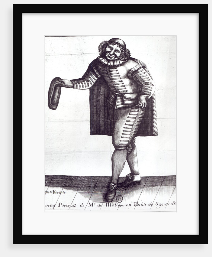 Moliere as Sganarelle in 'L'Ecole des Maris' by Simonin