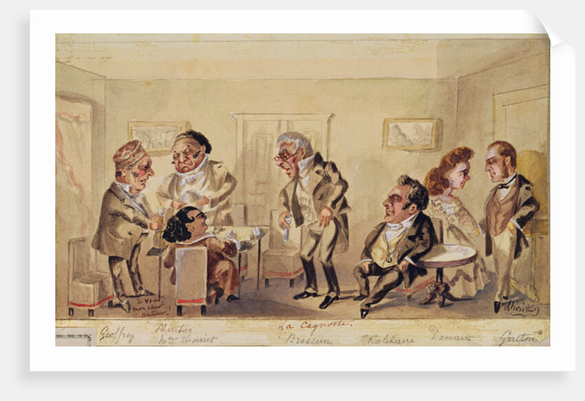 Act I of 'La Cagnotte' by Eugene Labiche 1864 by L'Heritier L'Heritier