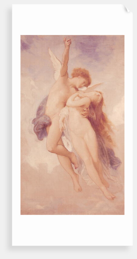 Cupid and Psyche, 1889 by William-Adolphe Bouguereau