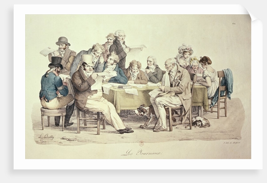 The Newspapers by Louis Leopold Boilly