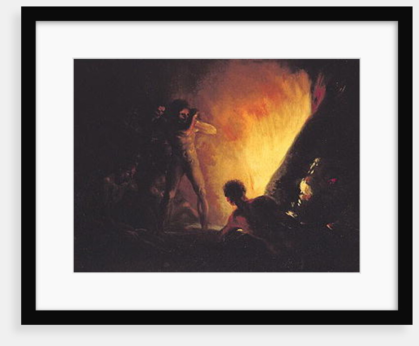 The Pyre, c.1800-05 by Francisco Jose de Goya y Lucientes