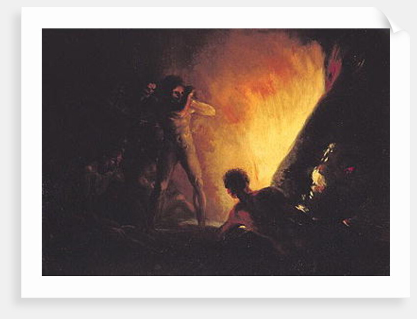 The Pyre, c.1800-05 by Francisco Jose de Goya y Lucientes