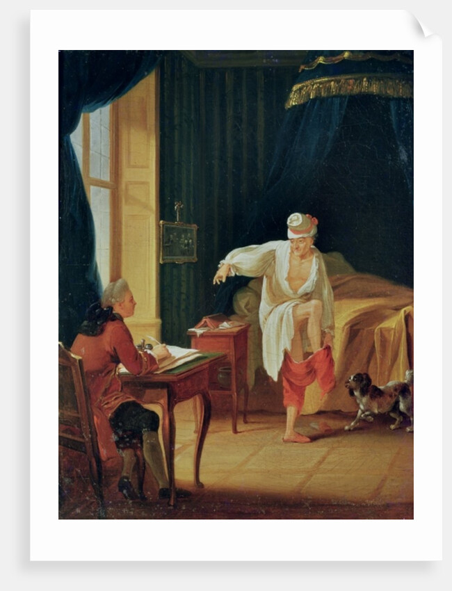 The Levee of Voltaire at Ferney, after 1759 by Jean Huber