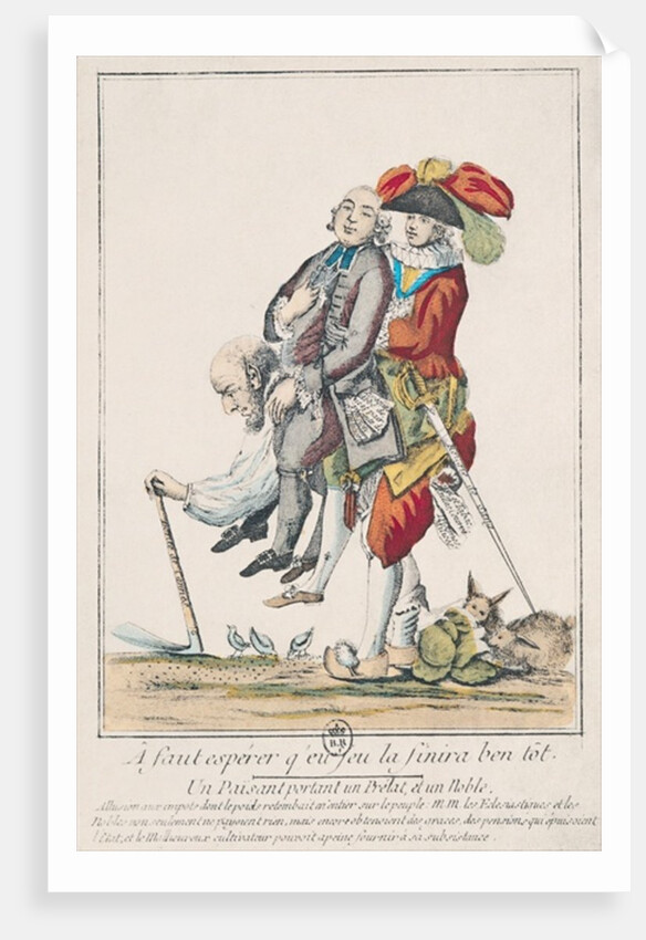 You should hope that this game will be over soon, 1789 by French School