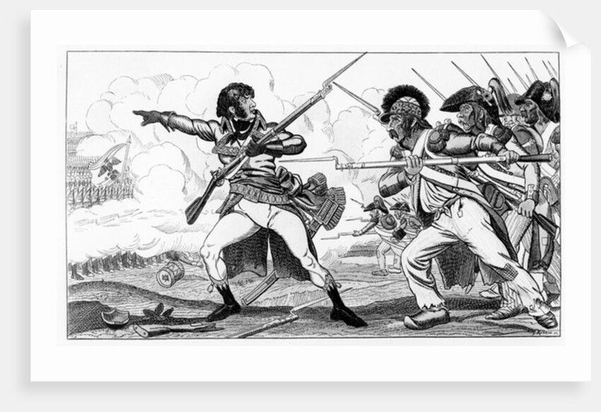 The Volunteers in Sabots at the Battle of Valmy, 20th September 1792 by Caran d'Ache