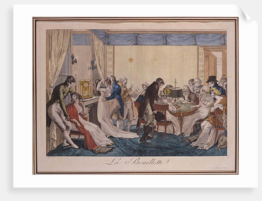 La Bouillotte, 1798 by Jean Francois Bosio (after)