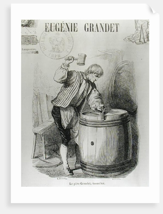 Father Grandet, the Cooper by Pierre Gustave Eugene Staal