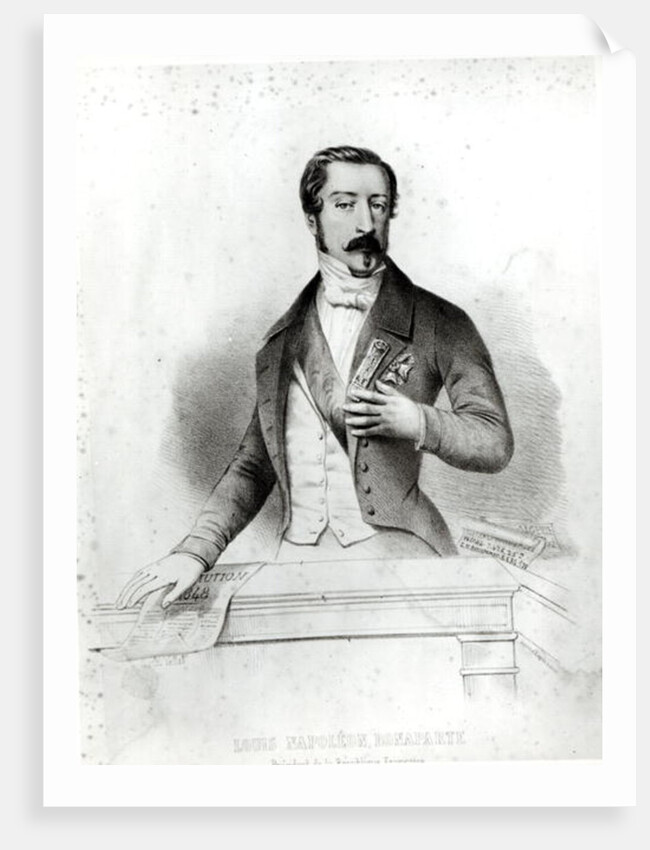 Charles Louis Napoleon Bonaparte Taking the Oath on the Constitution of 1848 by French School