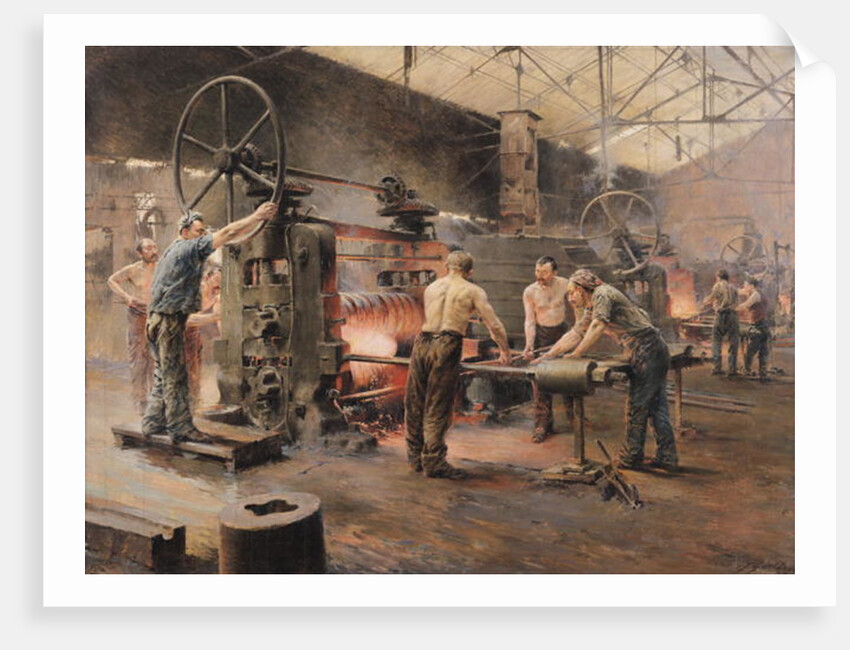 The Rolling Mill by Ferdinand Joseph Gueldry
