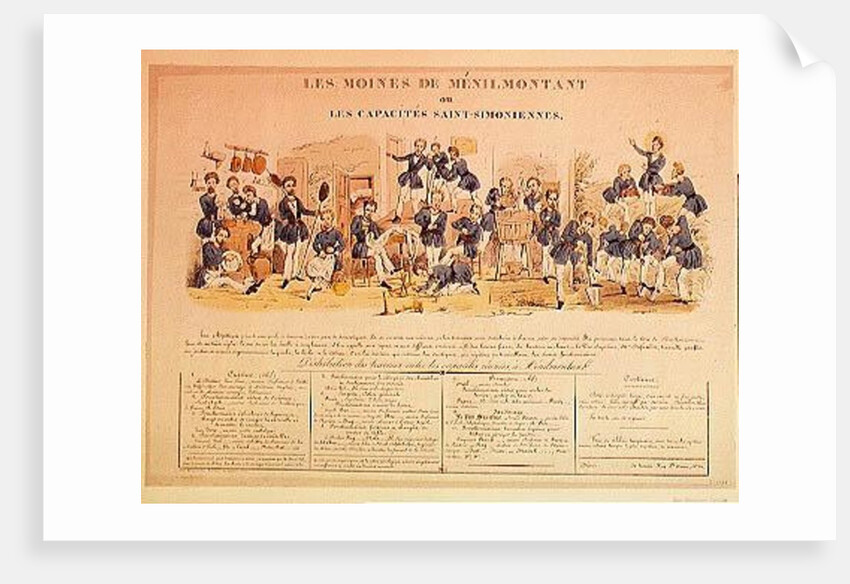 The Monks of Menilmontant or, The Saint-Simonien Capacities, 1820-30 by Anonymous