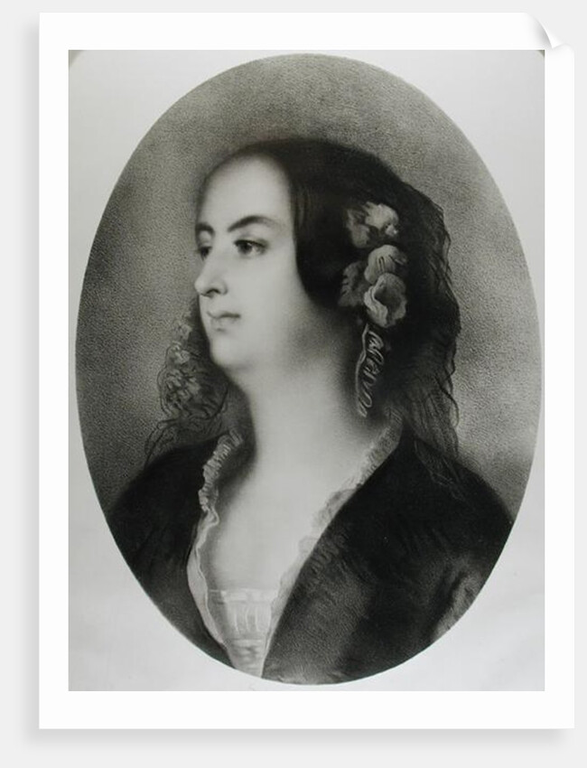 Madame Hanska engraved by Emile Lassalle by Jean Francois Gigoux