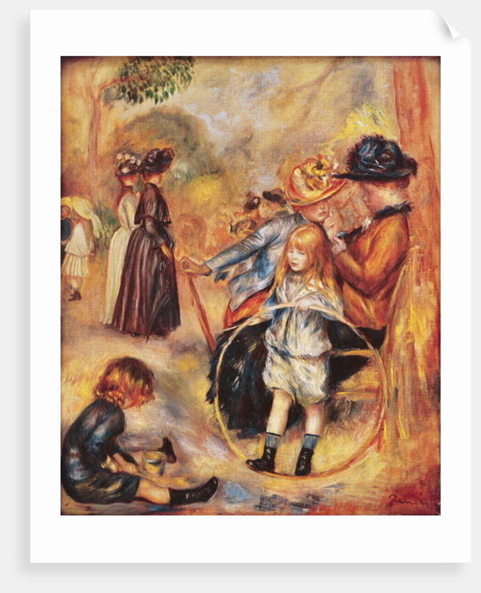 In the Luxembourg Gardens, 1883 by Pierre Auguste Renoir