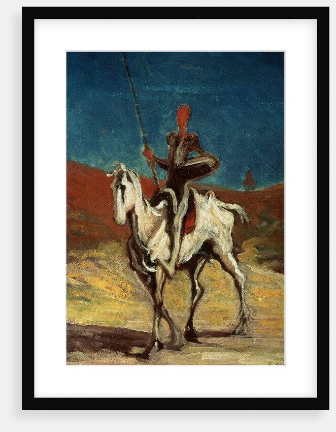 Don Quixote, c.1865-1870 by Honore Daumier